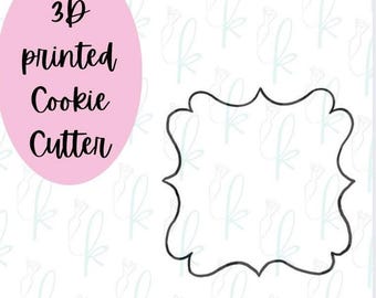 Square Plaque Cookie Cutter