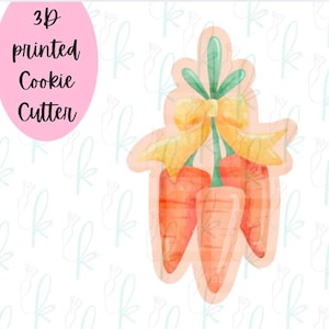 Carrot Bunch Cookie Cutter