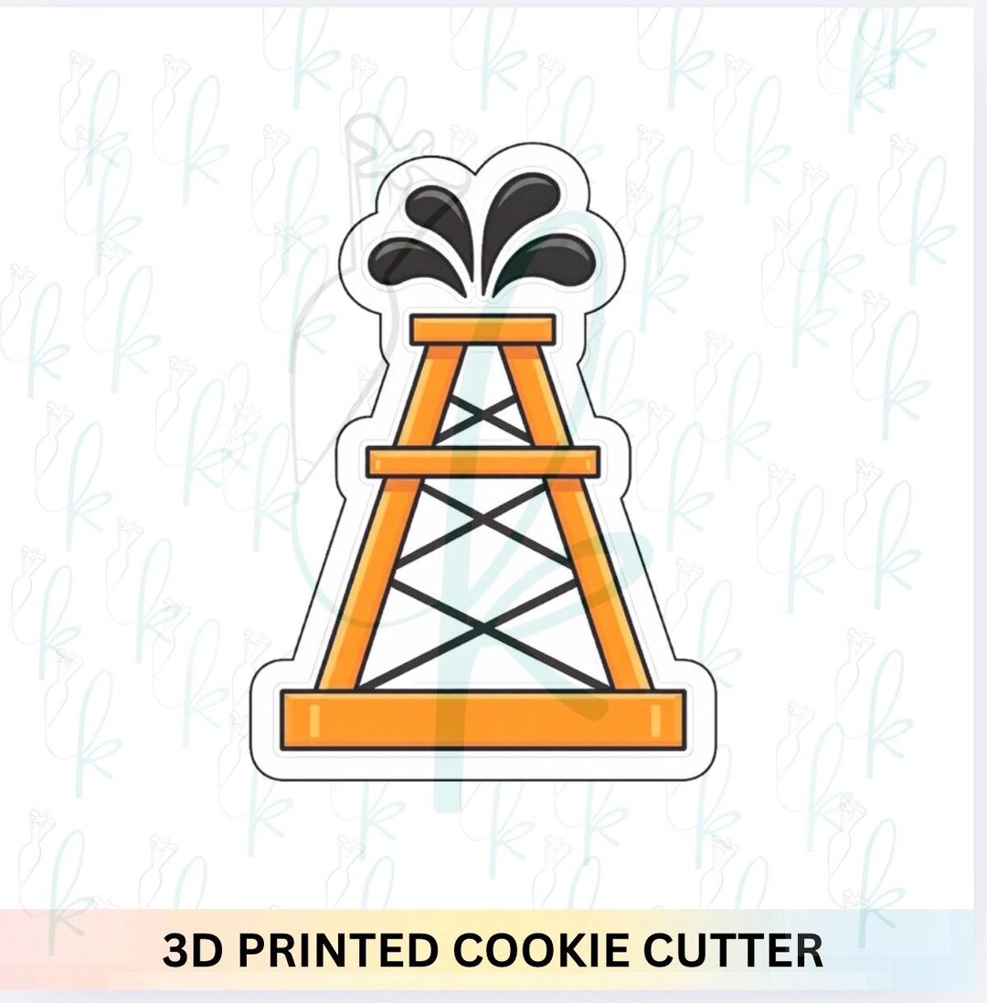 Oil Rig Cookies Oil Rig Cookie Cutter - Etsy Canada