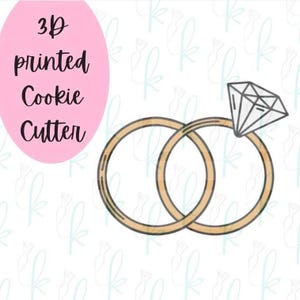 Wedding Rings Cookie Cutter
