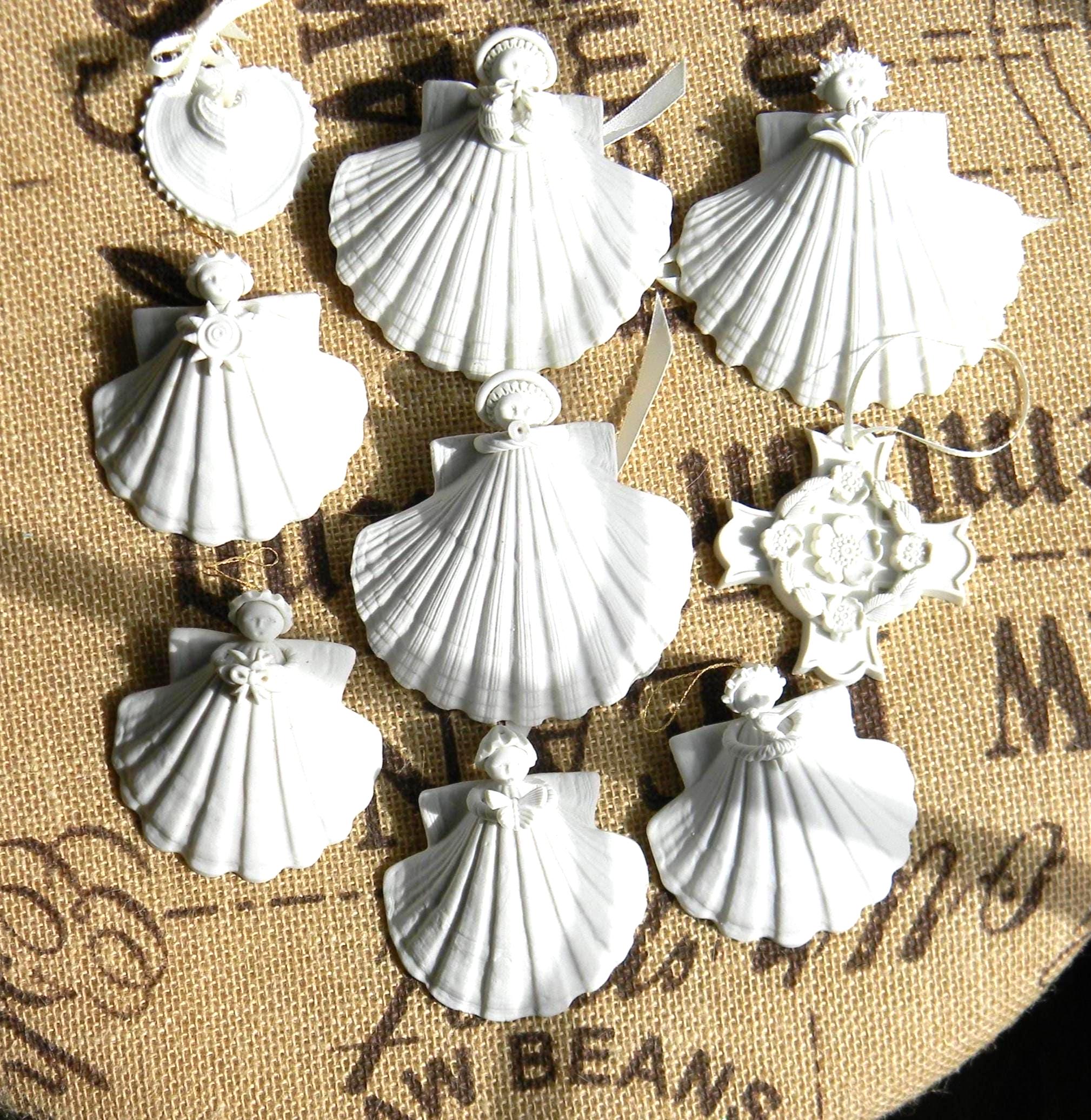 Porcelain Margaret Furlong Angel Ornaments - Etsy