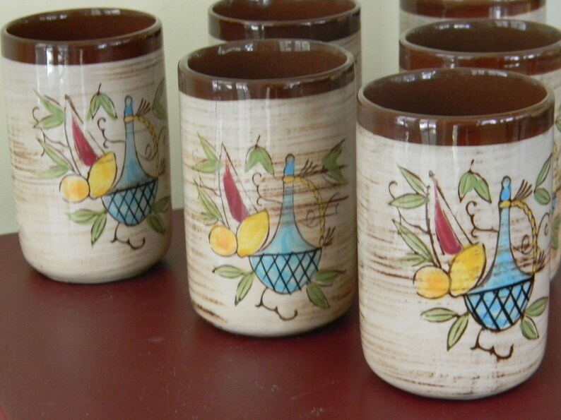 Retro Juice Glasses