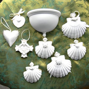 Porcelain Margaret Furlong Angel Ornaments - Etsy