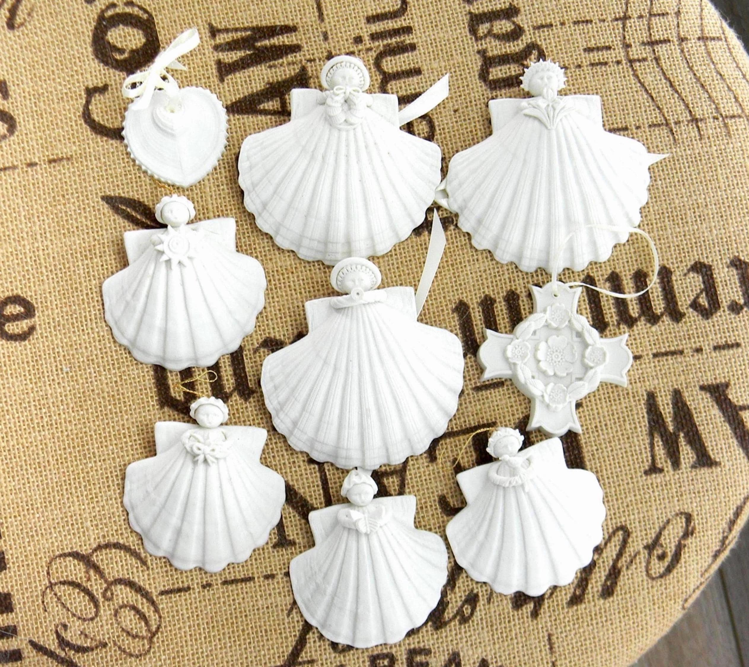 Porcelain Margaret Furlong Angel Ornaments - Etsy