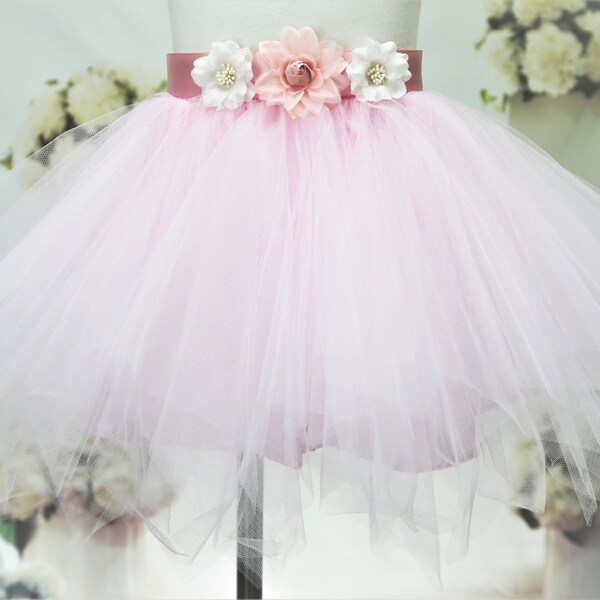 Tulle Frill Gown Light Pink 1