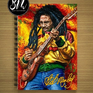 JOURNAL * Bob Marley * reggae * rasta * journaling * books * journals * notebooks * reading * diary * writing