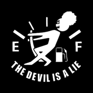 AUFKLEBER - Afro Puff Gas Gauge Decal