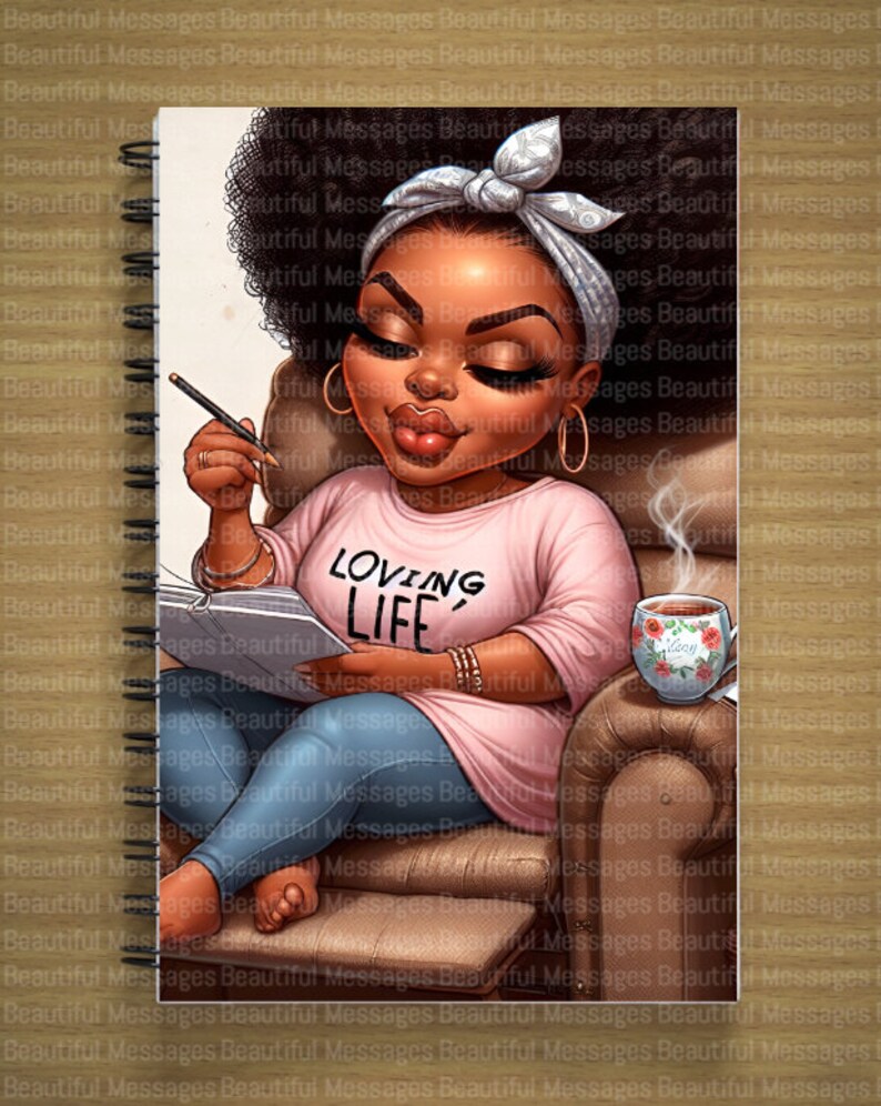 JOURNAL Notebook Designed for Women of Color Black Women Journaling