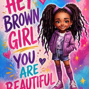 Hey Brown Girl Notebook - African-American Student Journal