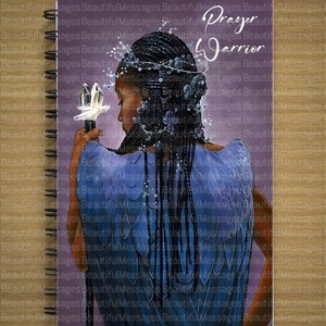 JOURNAL * Prayer Warrior * inspirational * designed for women of color * women of faith *prayer * journaling * notebooks * reading * diary