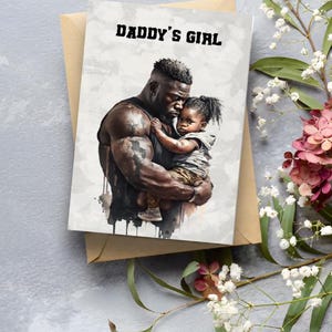 Biglietto d'auguri; biglietto afroamericano; padre; papà; papà; nonno; pop; altra persona significativa; partner