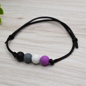 Asexual Pride Armband | Sensorisches Fidget Armband | Fidget Schmuck