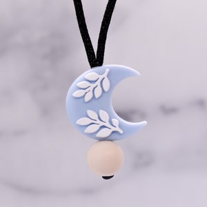 Crescent Moon Necklace | Sensory Fidget Necklace | Fidget Jewelry