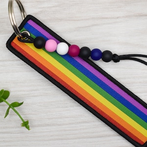 Genderfluid Pride Keychain | Pride Keyring