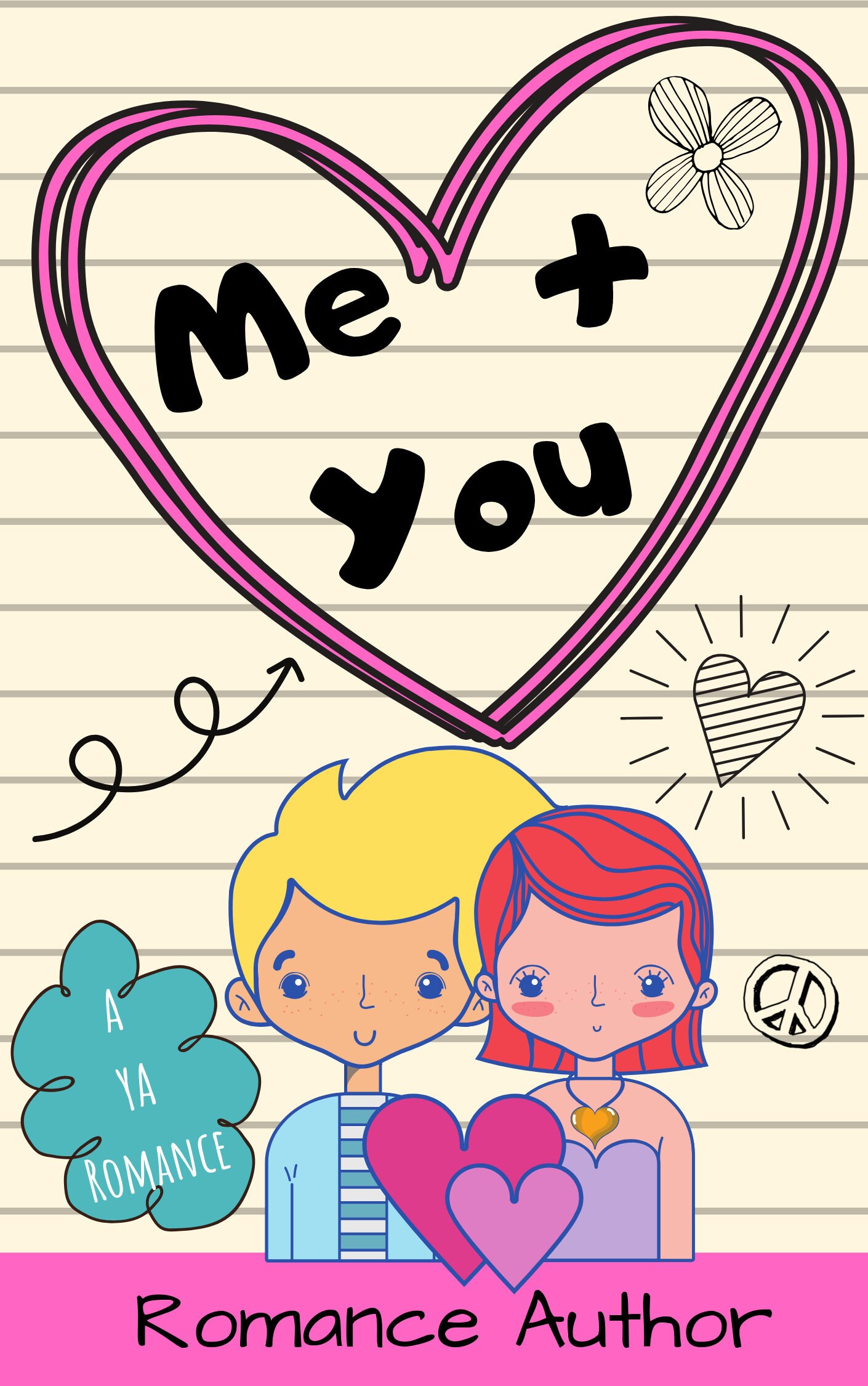YA Romance Premade Book Cover Etsy