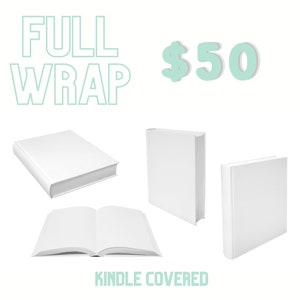 Full Cover Wrap Add-On - Custom Ebook Cover Designs, Custom Book Cover Design, Book Cover, Indie Book Cover, Contemporary