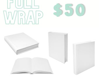 Full Cover Wrap Add-On - Custom Ebook Cover Designs, Custom Book Cover Design, Book Cover, Indie Book Cover, Contemporary