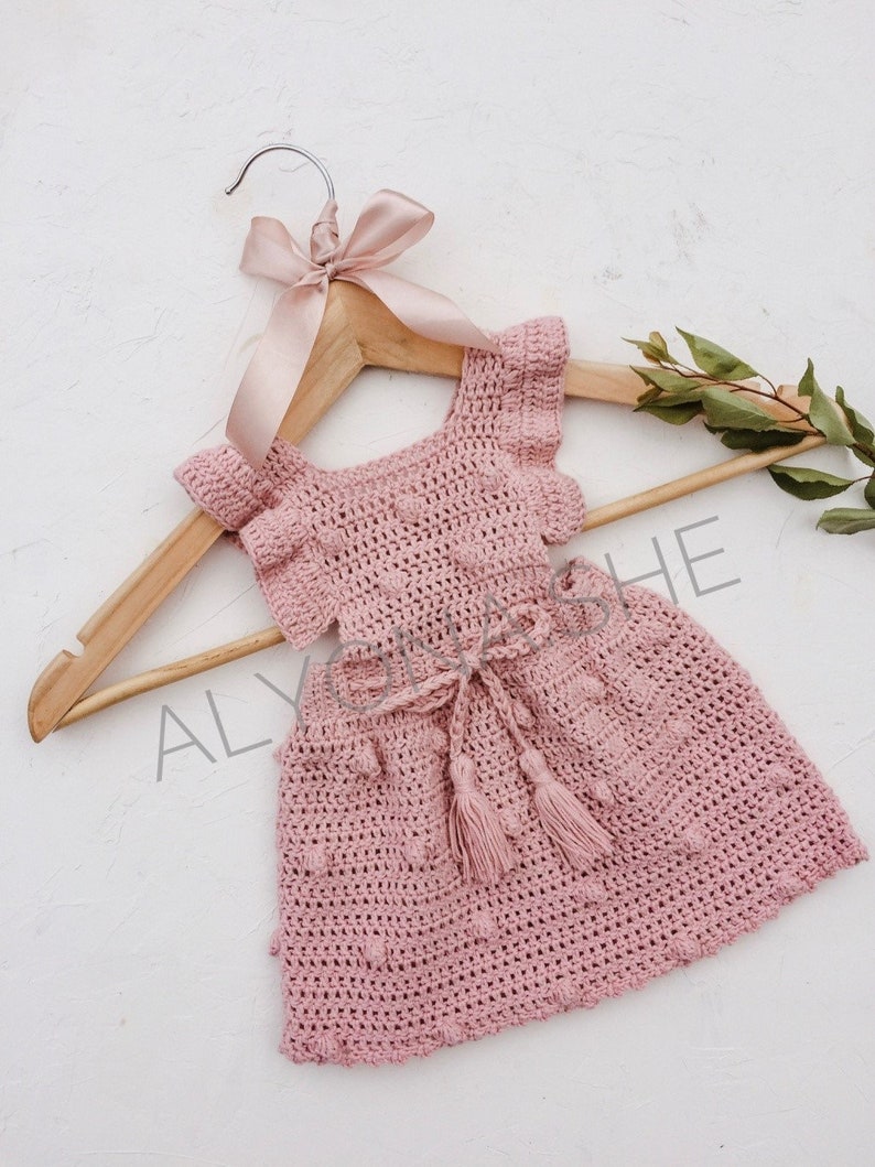 Crochet sundress RECIPE pattern for girls Amelia Etsy