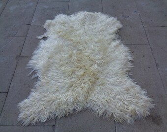 66-A-G4181 Angora Goat Skin Hide Pelt #1 Quality 9UL18