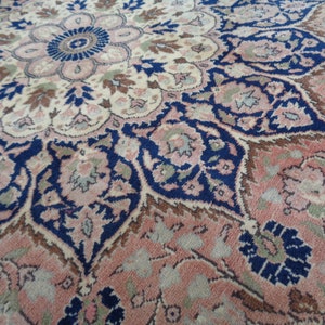 Blue Circular Rug, Round Rug for Bathroom, Hotel Lobby Rug, Salon Rug 4 ...