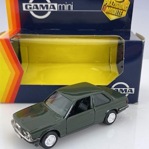 Vintage GAMA Mini Made in Germany BMW 323i 1:43 Scale Diecast Model 1166 Grey