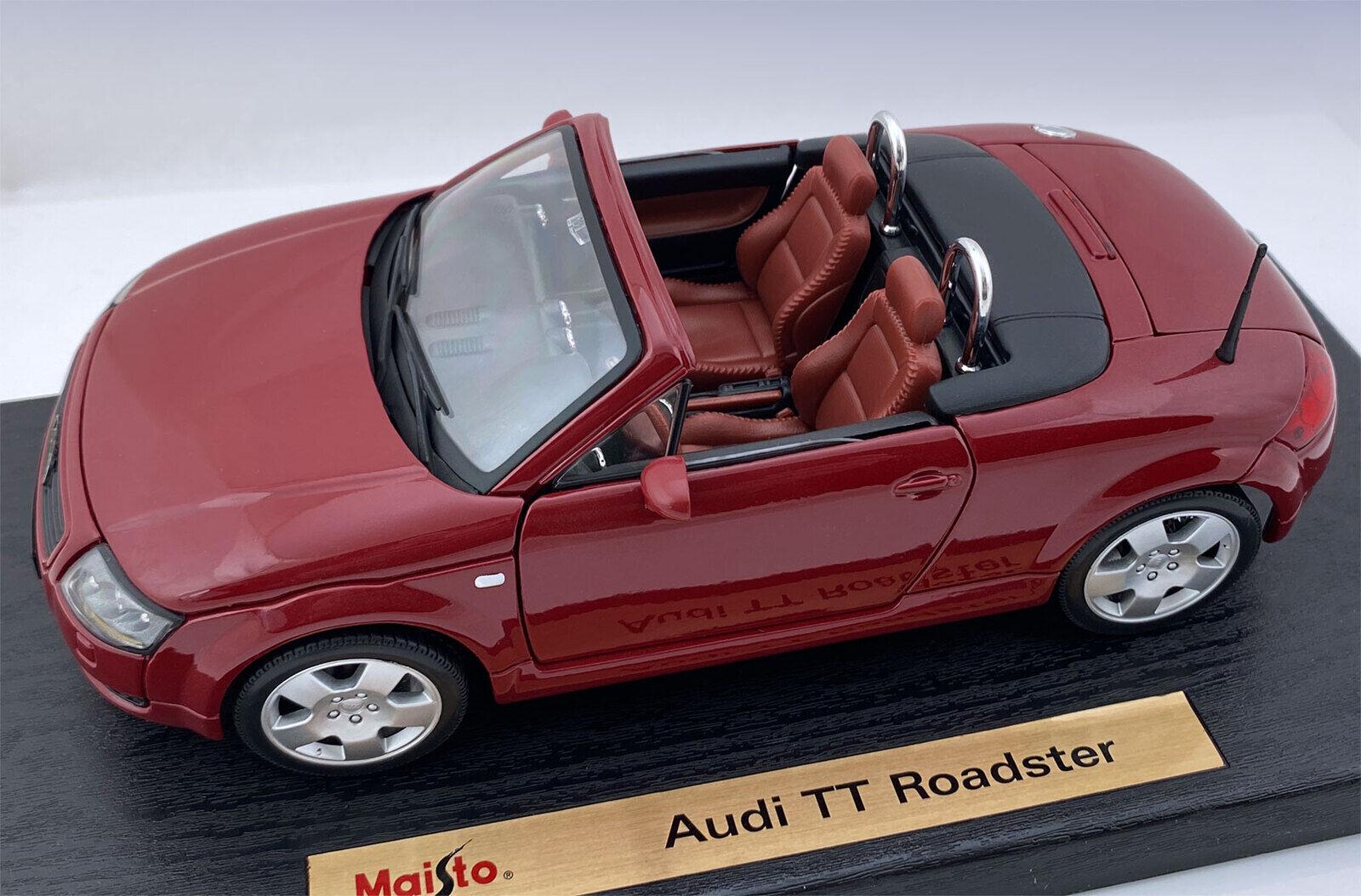 Maisto 1:18 Scale Audi TT Roadster Diecast Car Model 31878 Deep