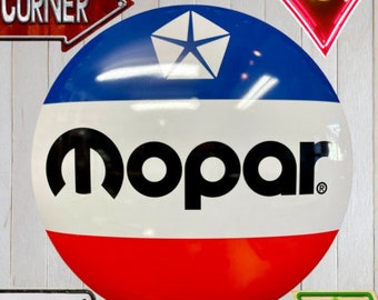 MOPAR HEMI GARAGE 17" ROUND DOME SIGN~MANCAVE BAR SHOP GARAGE MECHANIC DODGE MOPAR HEMI GARAGE 17" ROUND DOME SIGN~MANCAVE BAR SHOP GARAGE MECHANIC DODGE