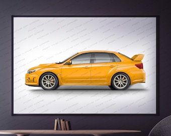 Subaru Impreza WRX 22B Poster - All Sizes A4-B1! Rally Artwork, Wrc ...