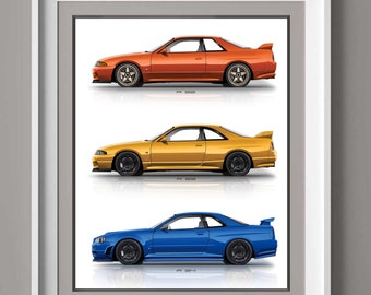 Nissan R34 Gtr Print Etsy Nissan R34 Gtr Print Etsy