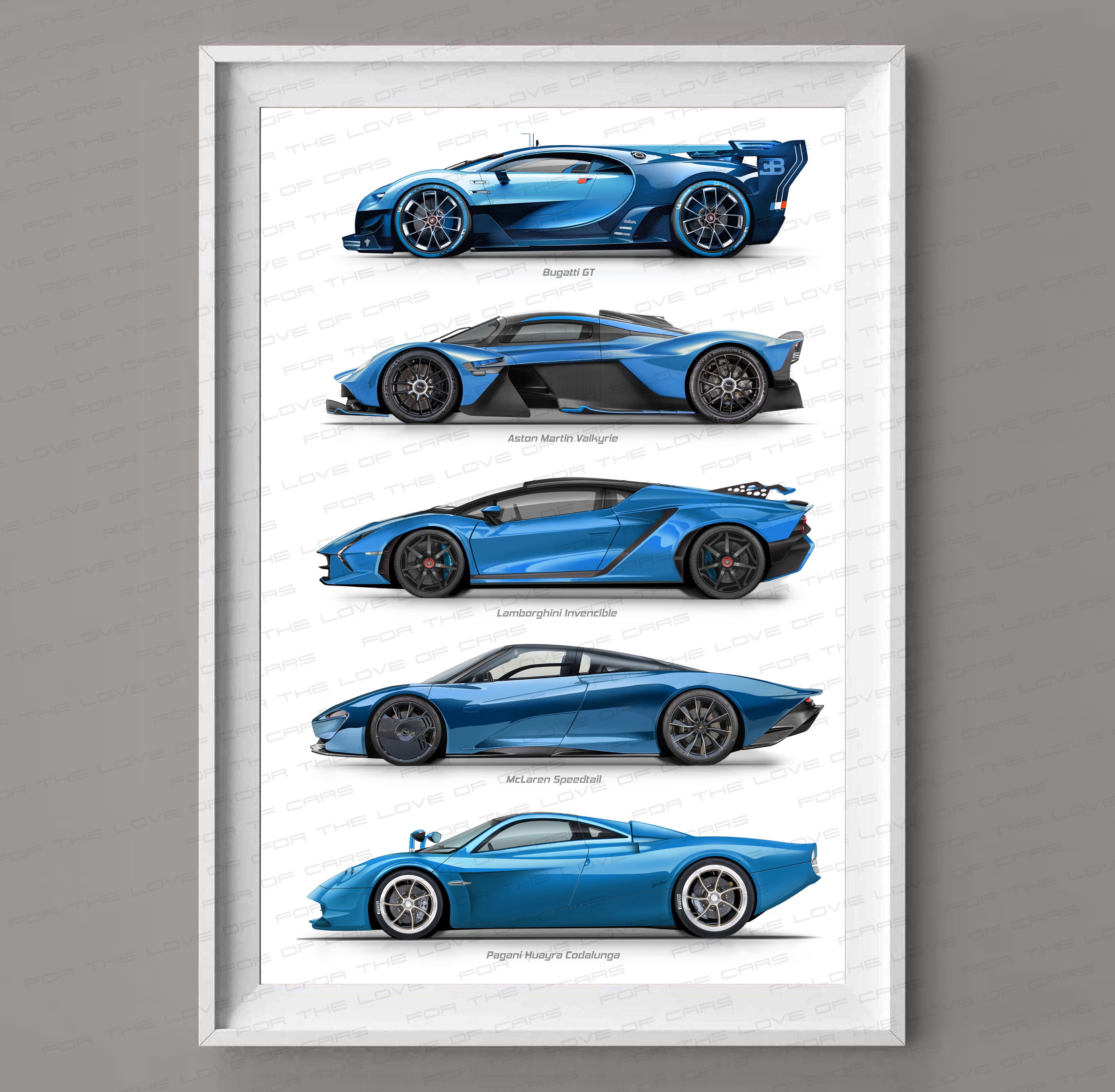 Lamborghini, Mclaren, Aston Martin, Pagani, Bugatti Inspired Gift