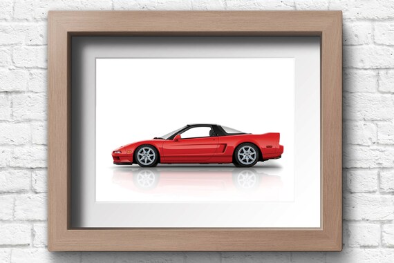 Personalisable Honda Acura NSX Poster, Gift for Car Lovers