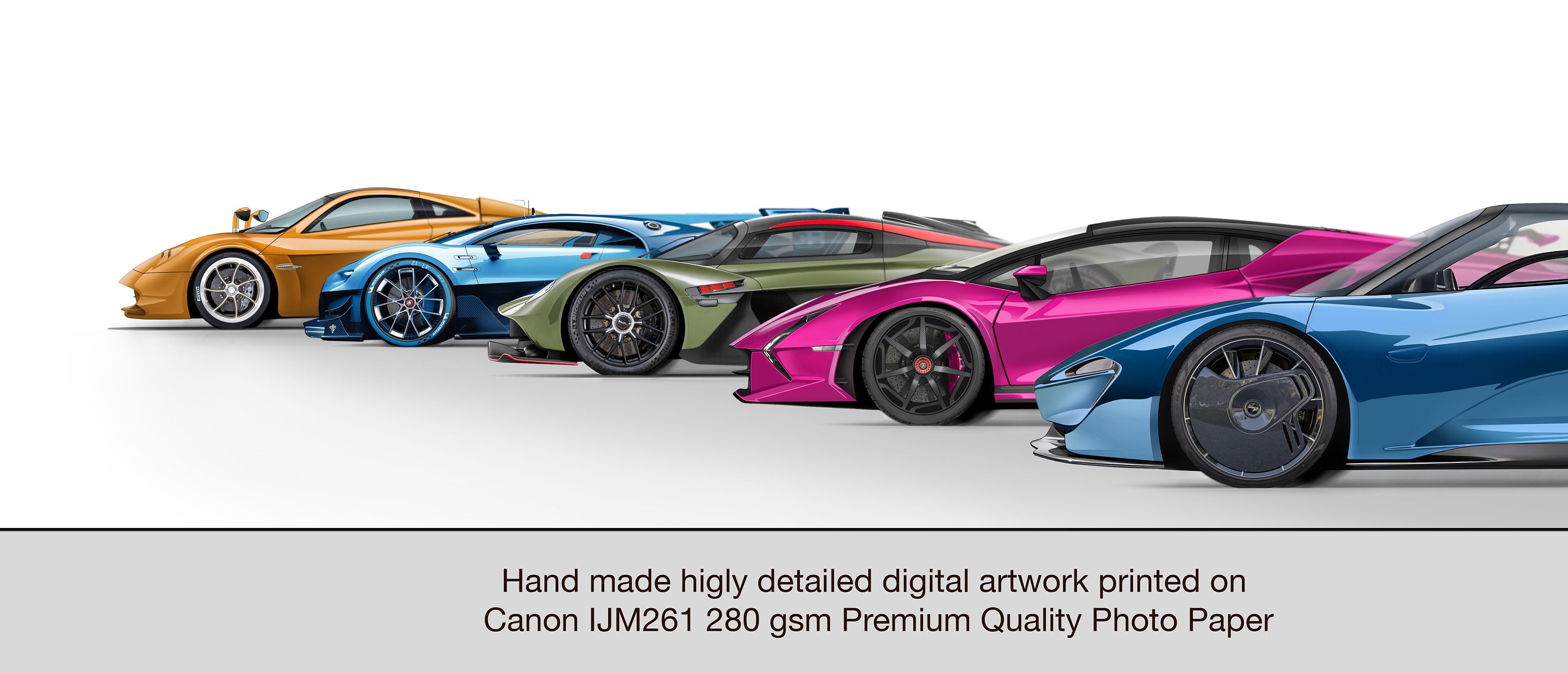 Lamborghini, Mclaren, Aston Martin, Pagani, Bugatti Inspired Gift