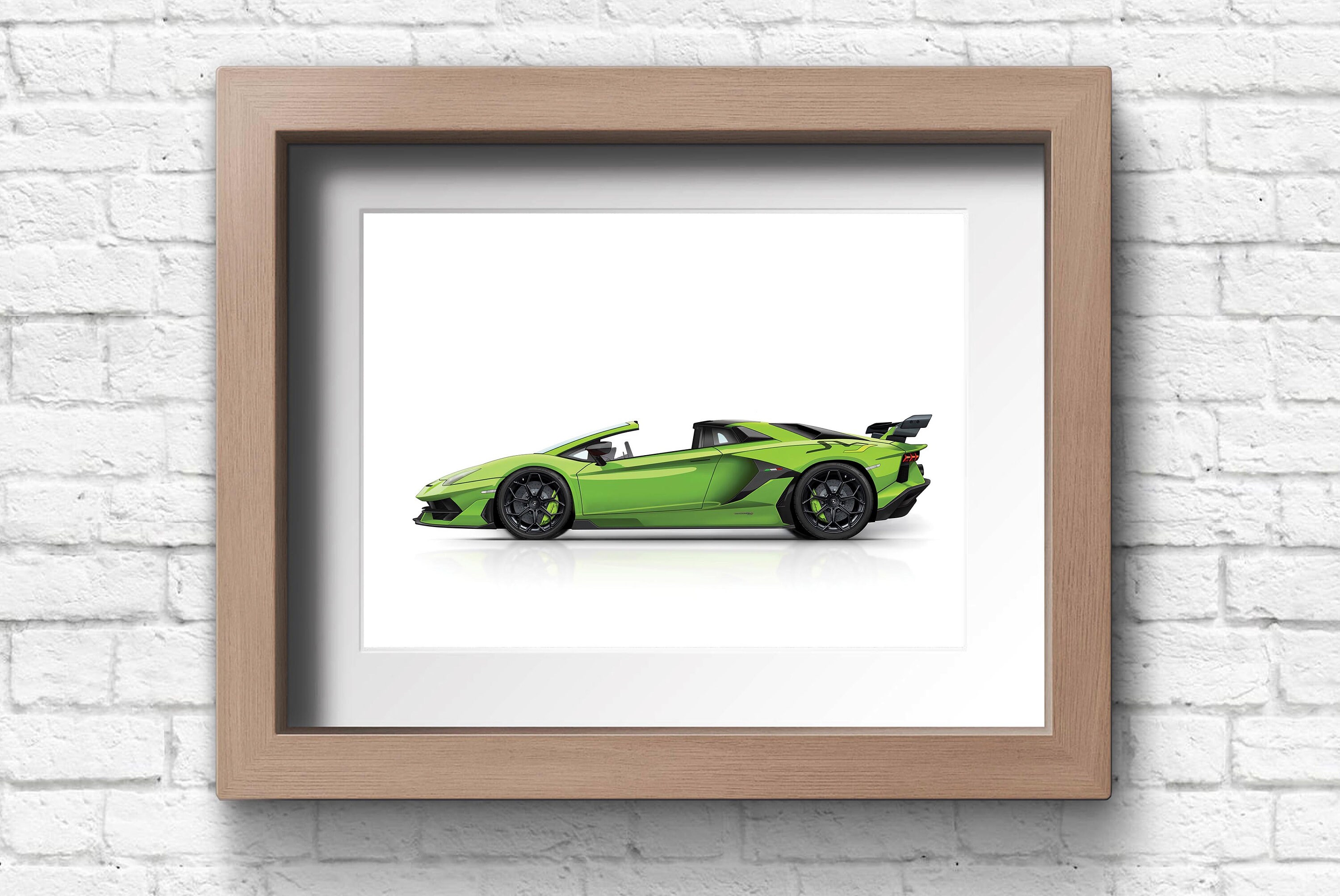 Lamborghini Aventador カタログ(非売品) Personalised Lamborghini Print for Car Lovers, Aventador SVJ
