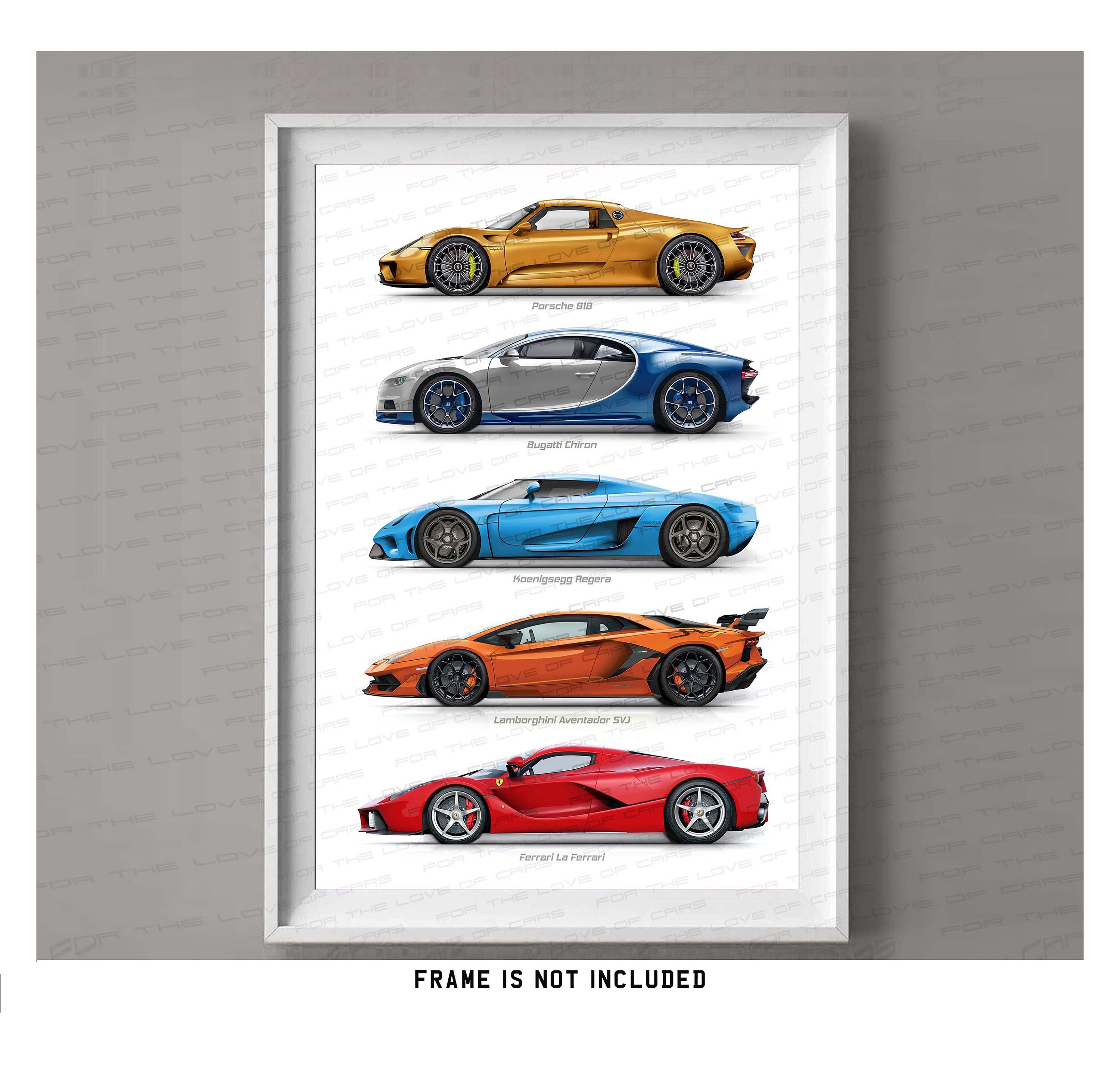 Porsche 918 Poster 