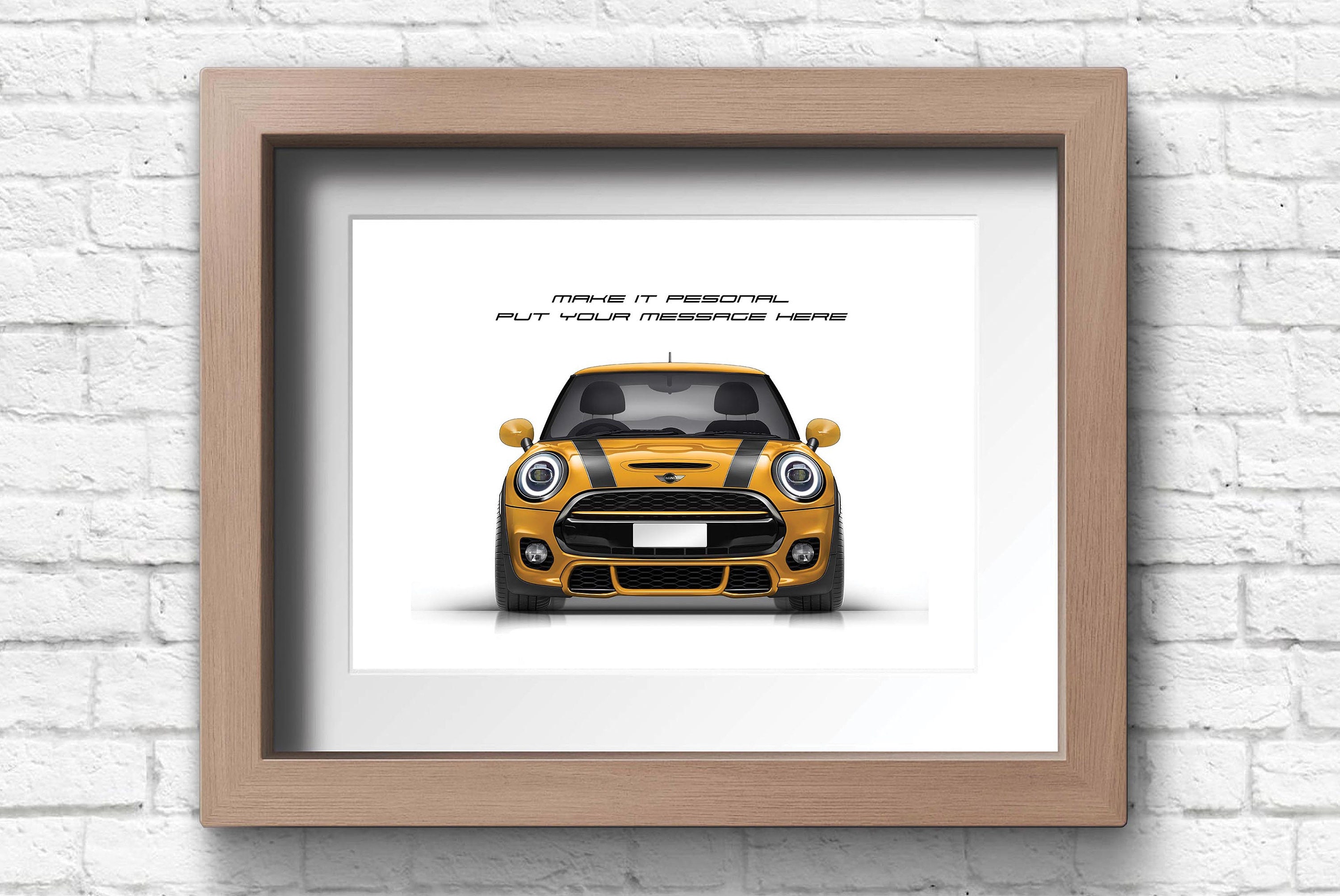 Personalised Mini Cooper S f56 JCW Print Handmade Artwork - Etsy