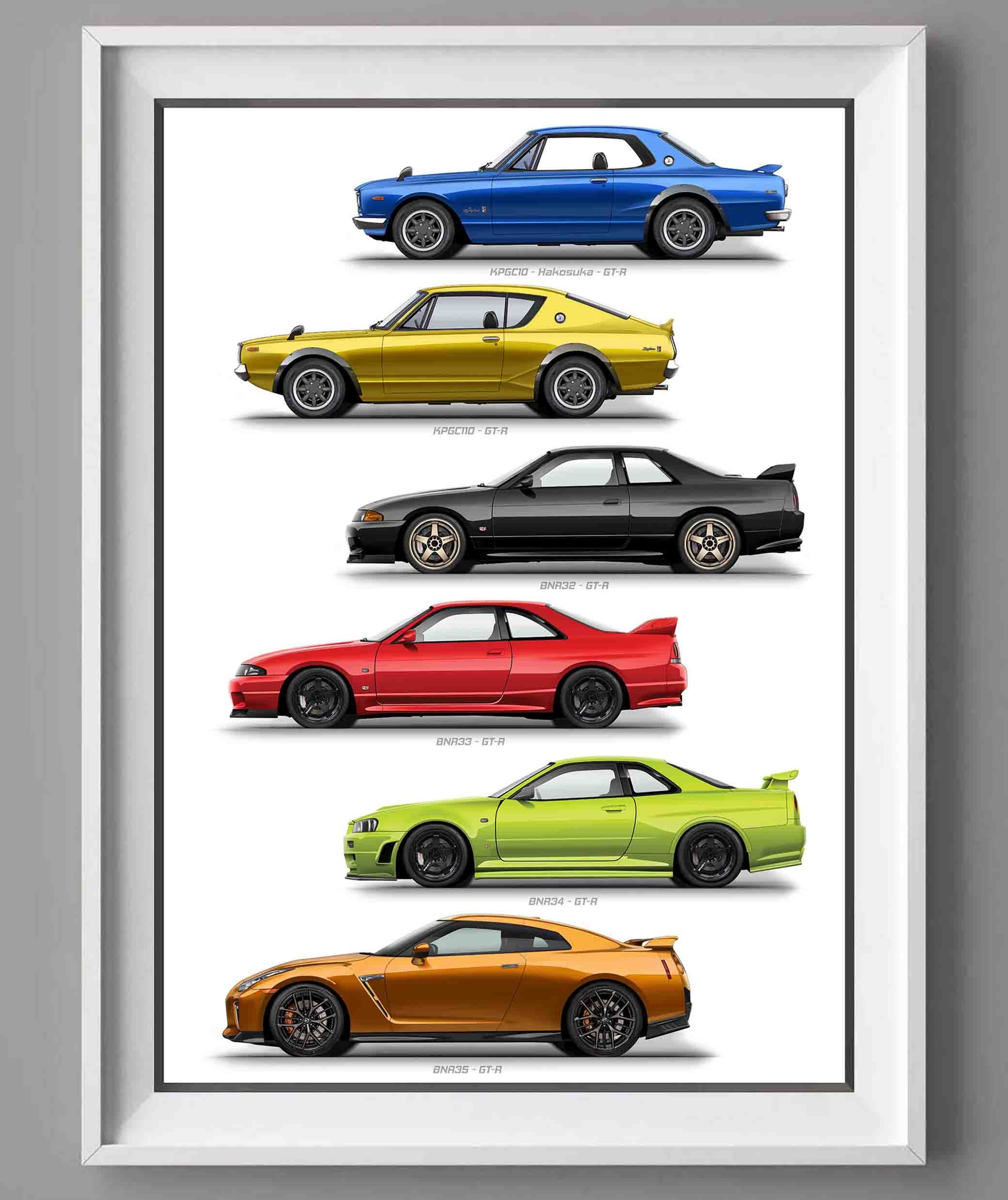 ミニカー Nissan Skyline GT-R KPGC10 Custom Ver. 1:24 Nissan Skyline 2000 GT-R (KPGC-10 Hakosuka) Street