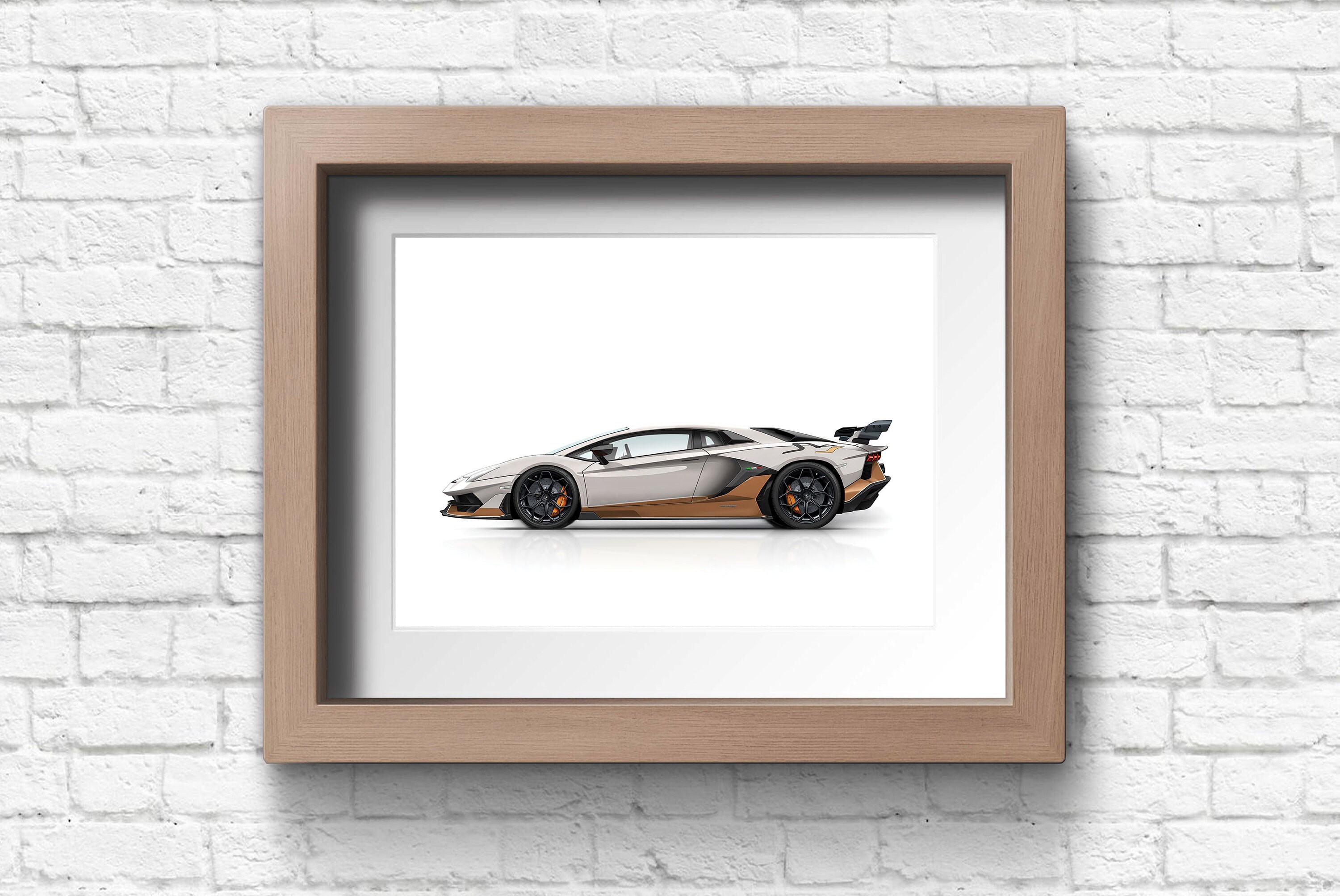 Personalised Lamborghini Print for Car Lovers, Aventador SVJ
