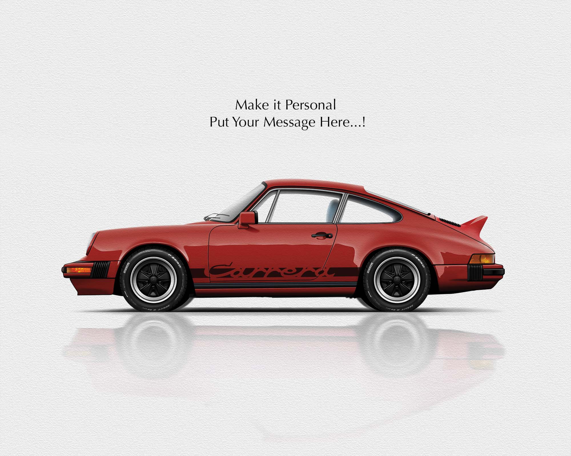 Personalised Gift for Car Lovers Porsche 911 Carrera Handmade Etsy UK