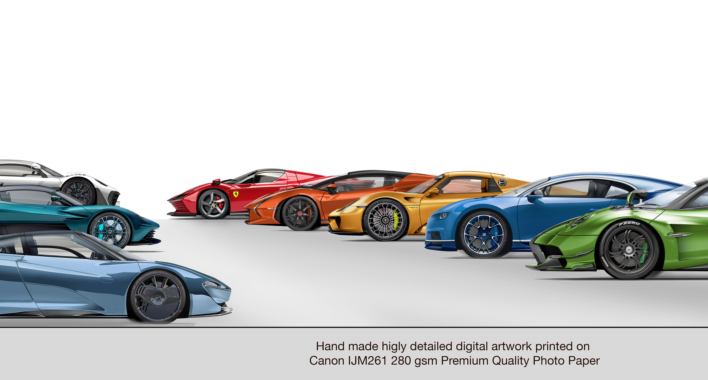 Ferrari, Lamborghini, Mclaren, Porsche, Mercedes Inspired Gift for