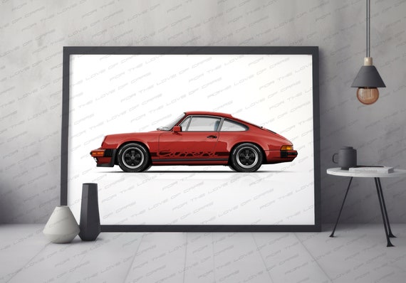 Personalised Gift for Car Lovers Porsche 911 Carrera Handmade