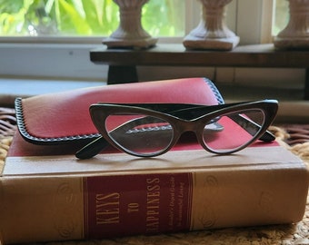 RARE Vintage 1960&#39;s Safilo Fedra Italy Eyeglasses, Cat Eye Frames