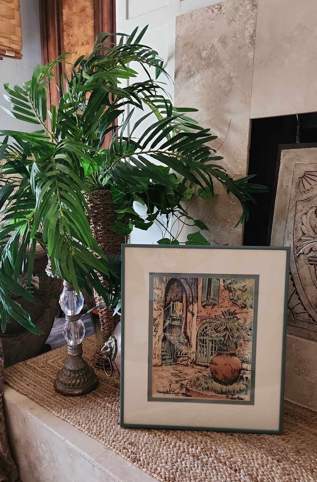 Brulatour Court, French Quarter Watercolor Print by N. Luckow, New