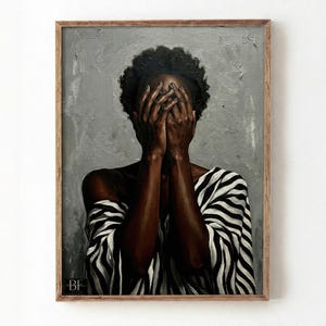 アフリカのポップアートキャンバス、女性のポップアート絵画