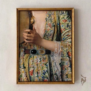 Alter Art,Eclectic Wall Art,Vintage Portrait,Alter Portrait,Alter Painting Print,Moody Decor,Gallery Wall Set,Antique Baroque Oil Painting