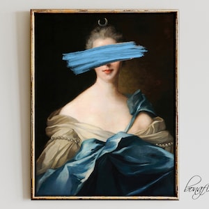 Alter Art,Eclectic Wall Art,Vintage Portrait,Alter Portrait,Alter Painting Print,Moody Decor,Gallery Wall Set,Antique Baroque Oil Painting