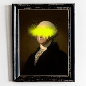 Art de retouche, art mural éclectique, portrait vintage, portrait de retouche, impression de peinture de retouche, décoration sombre, ensemble mural de galerie, peinture à l&#39;huile baroque antique