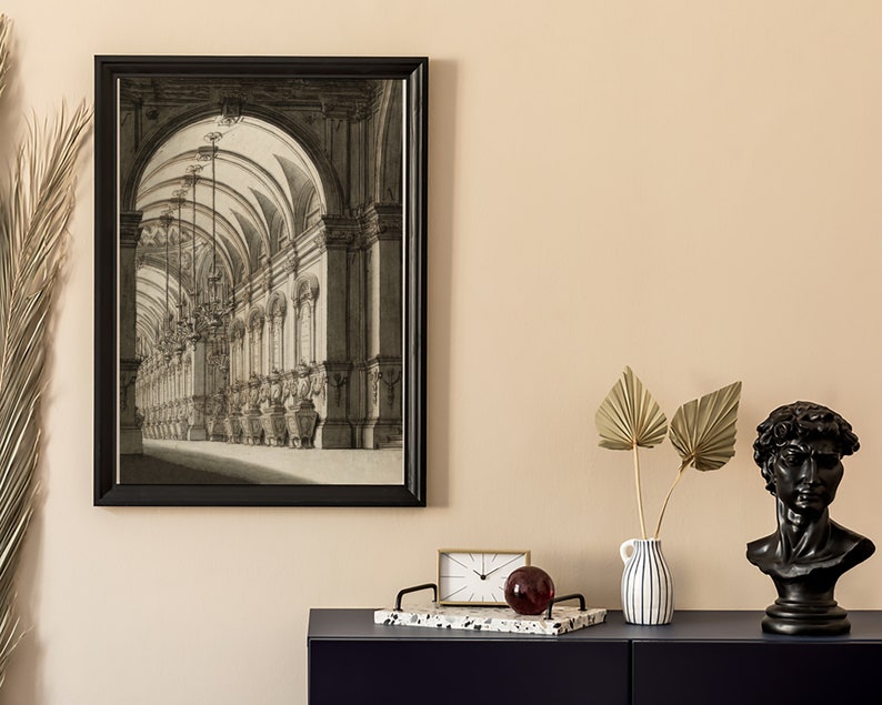 Vintage Architecture Wall Art for Gallery Wall Decor Antique Etsy