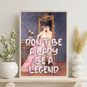 Altered Art Print: Eclectic Vintage Portrait, Moody Gallery Wall (Digital Download)