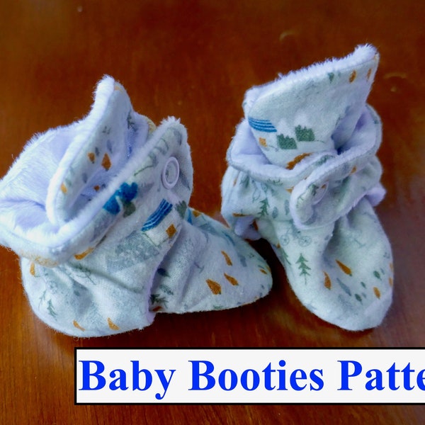 PDF Baby Bootie Pattern - Baby Shoes - Baby Accessory DIY