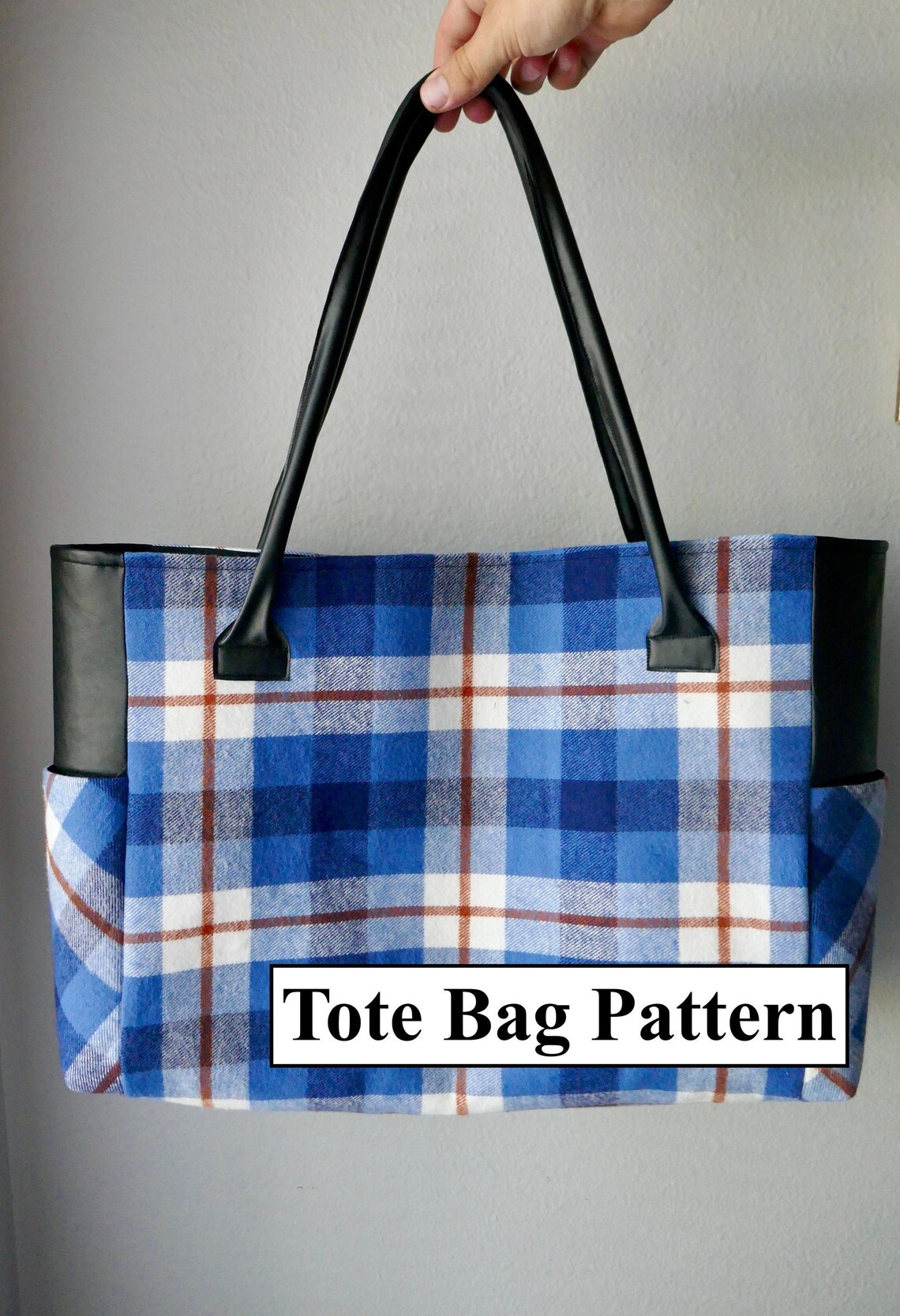 Tote Bag Sewing Pattern: Interior Pockets (PDF Pattern) - Etsy
